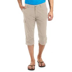 Maier Sports, Pantaloni a 3/4 Uomo Jens, Grigio (Feather Gray), 48