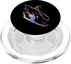 Gimnasta con banda para niñas y niños gimnasia rítmica PopSockets PopGrip para MagSafe