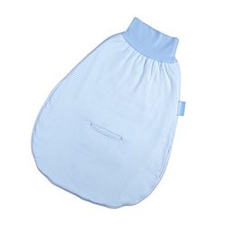 HOPPEDIZ strampelsack med bältesspänne för bilbarnstolar 50-62 Ljusblå