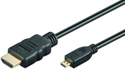 Goobay 34290 High Speed HDMI-kabel met ethernet, verguld