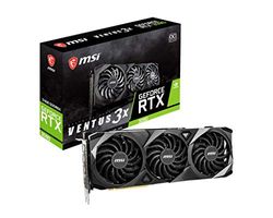 MSI RTX 3090 Ventus 3X 24G OC grafische kaart (24 GB, GDDR6X, 384 bits, 7680 X 4320 pixels, PCI Express Gen 4)