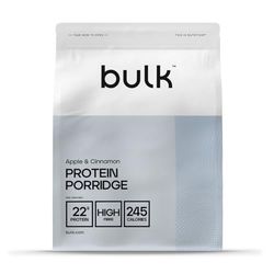 Bulk Protein Porridge Mix, High Protein Oats, Whey, High Fibre, Apple Cinnamon, 2.5 kg, 33 Servings