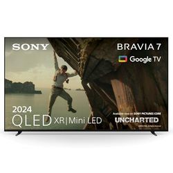 Sony BRAVIA 7 QLED (XR l Mini LED) 85 pollici 4K HDR Google Smart TV (2024) | Gaming menu per PlayStation 5, IMAX Enhanced, Dolby Vision Atmos, Chromecast, AirPlay, 120Hz 85XR70