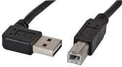 Pro Signal PSG91264 - Cable USB 2.0 macho a B macho (90 grados, 2 m)
