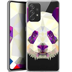 Caseink fodral för Samsung Galaxy A72 4G/5G (6.7) [HD gel tryckt i Frankrike polygon djurserie - mjuk - ultratunn] panda