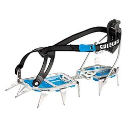 Salewa Alpinist Alu Combi Capacete de escalada, unissexo adulto, cinzento (Steel) / azul, único