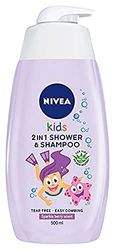 NIVEA Gel 2 in 1 per la pulizia del corpo e dei capelli, con profumo di gelatina di frutta, 500 ml