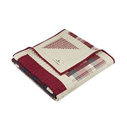 Woolrich WR50 – 1783 Huntington Acolchado Manta 50 x 70 Rojo, 50 x 70 cm