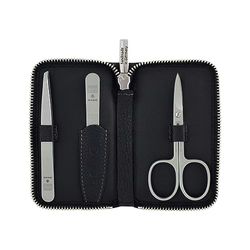 DOVO Set da 3 – Esclusivo set per la cura delle unghie con forbici DOVO, lima per unghie e pinzette – cura di lusso per le vostre mani