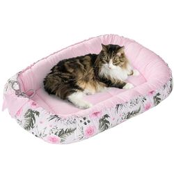 Medi Partners Kattenbed Hondenbed 75x60x10cm Kattenslaapplaats Kleine Middelgrote Honden Kussen Knuffelbed Kattennest