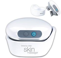 prorelax BeautyCare Skin Masajeador PRESTIGE | 4 cabezales de masaje giratorios | Función de vibración | Inalámbrico con batería recargable | Resistente al agua | Temporizador | Ligero y compacto