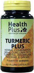 Health Plus Turmeric Plus Joint & Digestive Plant Supplement - 90 Capsules, in a Planet-Friendly 99% Recycled Pot