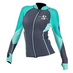 Scubapro Top EVEFLEX 1,5 mm dames-XS drukregelaar set voor duiken in koud water, uniseks, volwassenen, blauw