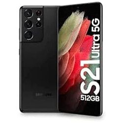 SAMSUNG Smartphone Galaxy S21 Ultra 5G, Display 6.8" Dynamic AMOLED 2X, 4 fotocamere posteriori, 512 GB, RAM 16GB, Batteria 5000mAh, Dual SIM+eSIM, (2021) [Versione Italiana], Nero (Phantom Black)