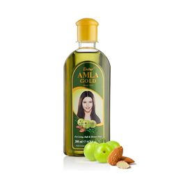Dabur Amla Gold Hair Oil - 300ml | For Naturally Beautiful, Long, Soft & Strong Hair | Blend with Almond, Amla & Henna | For Root To Tip Nourishment