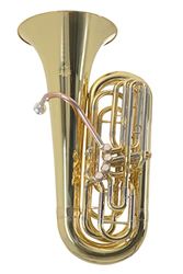 Roy Benson Bb Tuba MOD.TB-312B Front Action inkl. Gig Bag mit Rucksackriemen