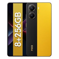 Xiaomi POCO X7 Pro - Smartphone de 8+256GB, Pantalla CrystalRes 1.5K 120Hz AMOLED, MediaTek Dimensity 8400-Ultra, Cámara de 50 MP, 90W HyperCharge, Cargador no Incluido, Amarillo (Versión ES)