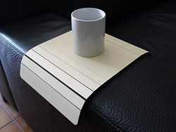 Mini tavolino laterale da bracciolo divano in legno personalizzabile crema Piccolo vassoio colorato Design trasformabile salvaspazio per salotto moderno Piccoli tavolini soggiorno lato poltrona