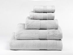 Catherine Lansfield Hometextiles, Bath, So Soft Silver Towel 30x50cm