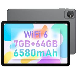 Blackview 10,1 cala TAB 8 Android 12 Tablet dotykowy z 5G/2.4G WiFi 6 czterordzeniowy, 7GB RAM+64GB ROM/TF 1TB, bateria 6580 mAh, aparat 13 MP, 8 MP, BT5, podwójne głośniki 2 w 1