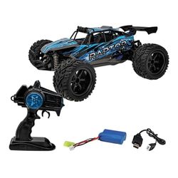 Silvertlit - 4SPEED - Telecomando auto BUGGY 4x4 RAPTOR - Scala 1:12 - RC per bambini fuoristrada dall'aspetto esplosivo - Pneumatici fuoristrada - Velocità massima 25 km/h - A partire da 8 anni