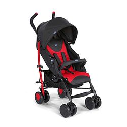 Chicco - Buggy Echo - Verstelbaar en Opvouwbaar - Lichtgewicht Kinderwagen - Modern Ontwerp - Vanaf Geboorte tot 22 kg - Rood
