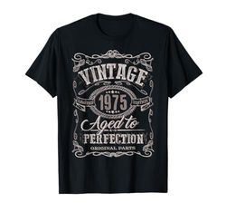 47° Compleanno Regalo Vintage 1975 Età 47 anni festa Maglietta