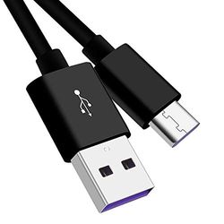 PremiumCord Snellaadkabel USB-C 1 m, supersnel opladen 5 A, USB 3.1 type C-stekker naar USB 2.0-stekker, snellaad- en datakabel geschikt voor type C-apparaten, zwart, 1 m
