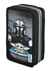 Scooli - Tripledecker Star Wars - Gevuld etui met hoogwaardige pennen en accessoires - Ideaal voor school, vrije tijd en onderweg - vanaf 6 jaar
