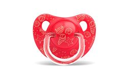 Suavinex - Anatomische zuignap, siliconen, fopspeen 6-18 maanden, 0% BPA, design in The Sea Red