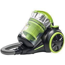 Bestron Aspiradora sin Bolsa con Ruedas para Superficies Duras, Alcance: 9 m, Capacidad: 2 L, 700 Vatios, Verde