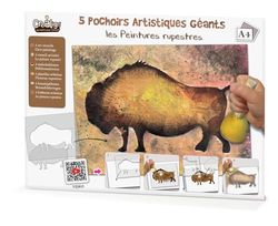 Créa Lign Giant Art Stencils "Rock Paintings"