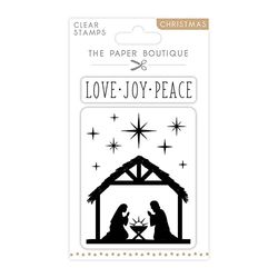 Creative Expressions The Paper Boutique-Set di timbri presepe, Acrilico, A6