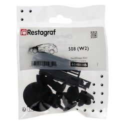 Restagraf - Kit de Fixations pour Aile Avant 508 (W2) Toutes Version sauf RXH (02/2011 à 12/2018) - Réf. 604011B - Sachet de 13 Pièces