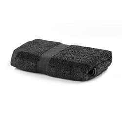 DecoKing Serviette de Bain 50x100 cm Coton Absorbant Gris Anthracite Marina