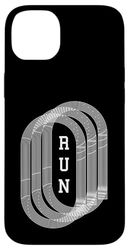 Run Track And Field Runner Motivational Running Citazione Custodia per iPhone 14 Plus
