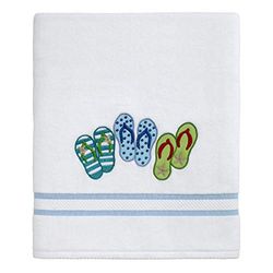 Avanti Linens Collection Beach Mode Serviette de Bain Blanc
