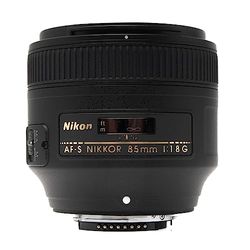 Nikon AF-S 85 mm F1,8 G, alvo para Nikon (distância focal fixa 85 mm, abertura f/1,8) cor preta