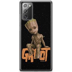 ERT GROUP mobiltelefonfodral för Samsung GALAXY NOTE 20 originalt och officiellt licensierat Marvel mönster Groot 005 optimalt anpassad till formen på mobiltelefonen, fodral tillverkad av TPU-plast