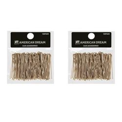 American Dream Straight Hair Pins, Blonde 2-inch/ 5 cm - Pack of 200