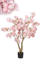MACETA FLOR CEREZO ROSA