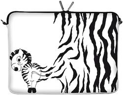 Digittrade – Capa protetora de design para portáteis, tablets, computadores portáteis, MacBooks e netbooks LS111 Zebra 15,6 polegadas
