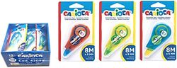 Carioca CORRECTOR TAPE - Concealer on tape, opaque and rewritable at the moment.Perfect for erasing.Contains 1 Concealer 8mx5mm, Concealer Color in Red