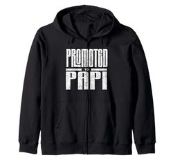 Promosso a Papi New Dad Annuncio per Baby Reveal Felpa con Cappuccio