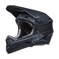 O'Neal | Casco de bicicleta de montaña | MTB Downhill | Según norma de seguridad EN1078, aberturas de ventilación para flujo de aire y refrigeración | Casco Backflip Solid | Adulto | Negro | Talla S