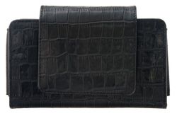 Pebble Entertainment Bag of Elegance (black croc) for Nintendo DS Lite