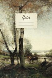 Notes: Lined Notebook Journal with Classical Vintage Art Aesthetic Design, 6x9, Ruled, 120 Premium Pages, 524