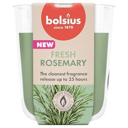Bolsius - Rozemarijn - Geurkaars - Brandtijd van 25 uur - 80x73 mm - Natuurlijke extracten - Bevat Vegan Wax - Geen palmolie
