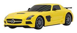 Jamara 404140 - Mercedes SLS AMG BS, Scala 1:18, 27MHz, Giallo