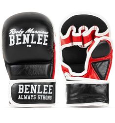BENLEE Rocky Marciano Boxhandsculina MMA Sparring Glove Striker luvas de boxe em miniatura, unissexo para adultos, preto, S/M